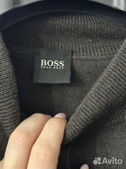 Джемпер мужской Hugo Boss 100% шерсть