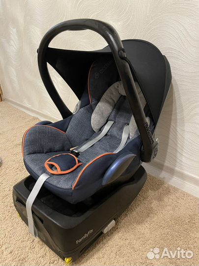 Автолюлька maxi cosi с базой family fix