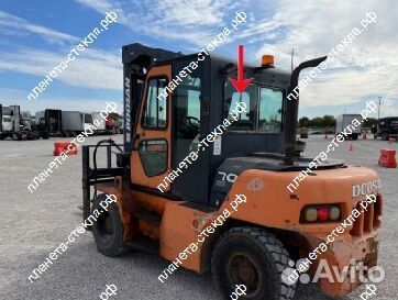 Стекло для вилочного погрузчика doosan D70 S-5 с г