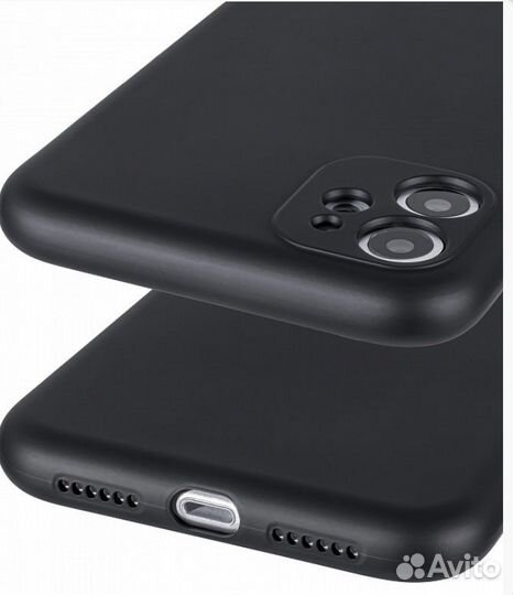 Силиконовый чехол Soft Plus для iPhone 11 черный