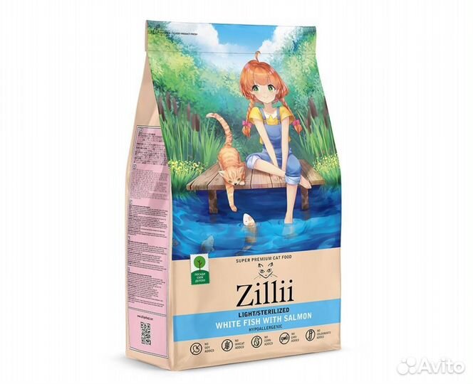 Zilli, сухой корм для кошек, 10 кг