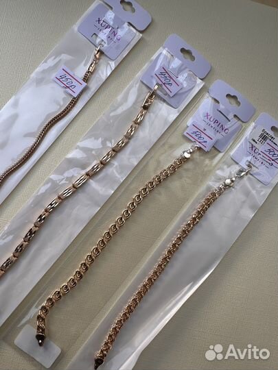 Браслет женский мед сплав