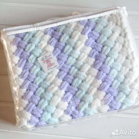 Плед детский плюшевый