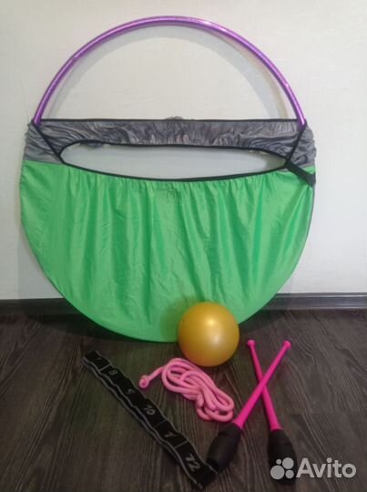 Мяч гимнастический 15, булавы,обруч