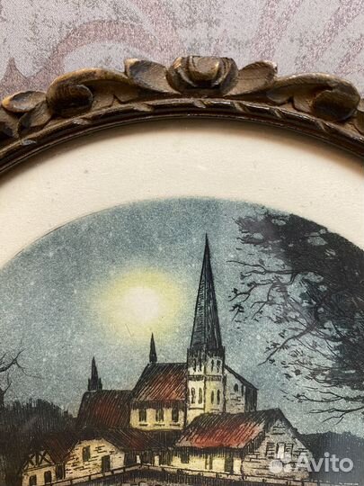 Картина. Акварель. Бельгия