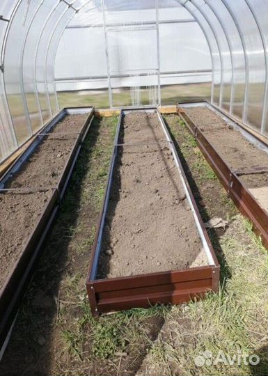 Грядка оцинкованная 1м х 4м х 32см