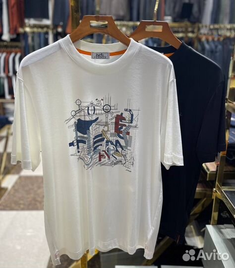 Футболка мужская hermes