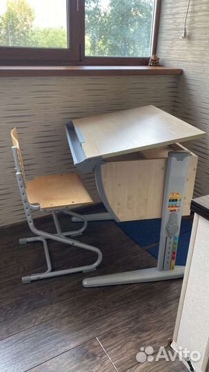 Письменный стол, Растущая парта и стул