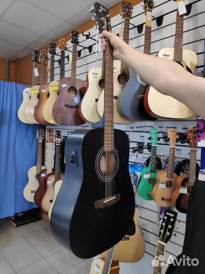 Электро-акустическая гитара Cort AD810E-BKS черная