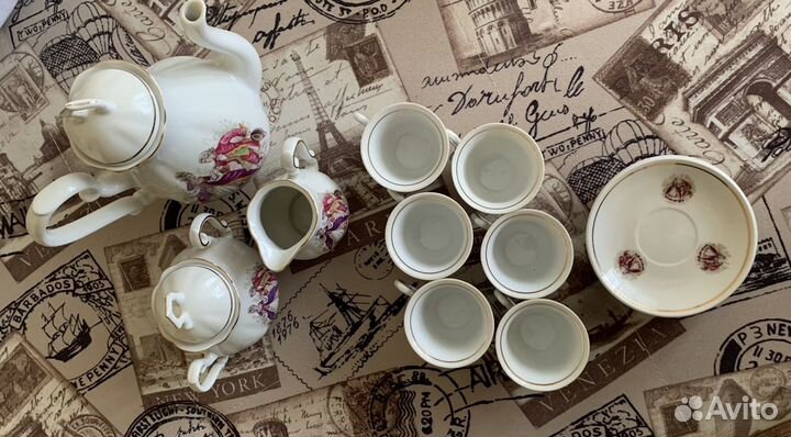 Сервиз «Мадонна» Югославия + тарелки Рига