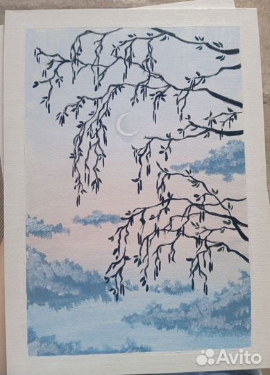 Пейзаж(акрилом)