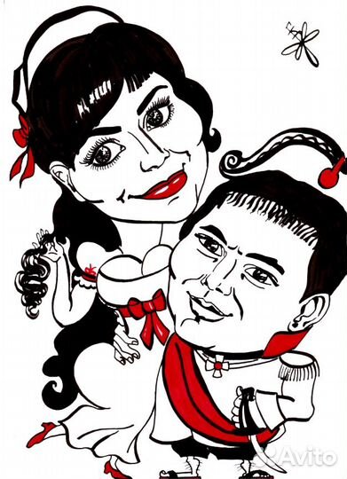 Шаржи на заказ по фото