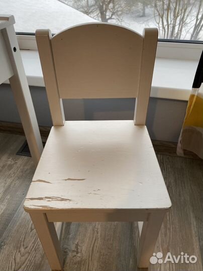 Детский стол и стул IKEA сундвик