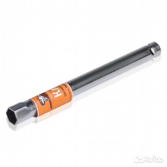Ключ свечной трубчатый 16*230мм с резиновым фиксат