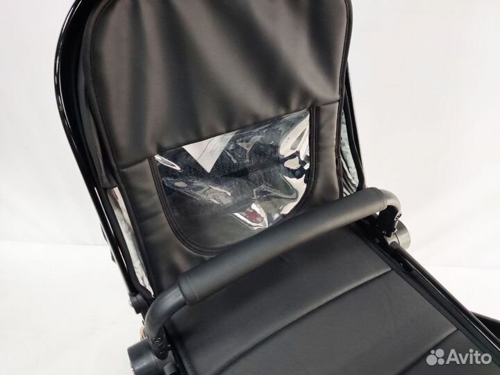 Коляска детская Luxmom Dalux 608 (2в1), экокожа