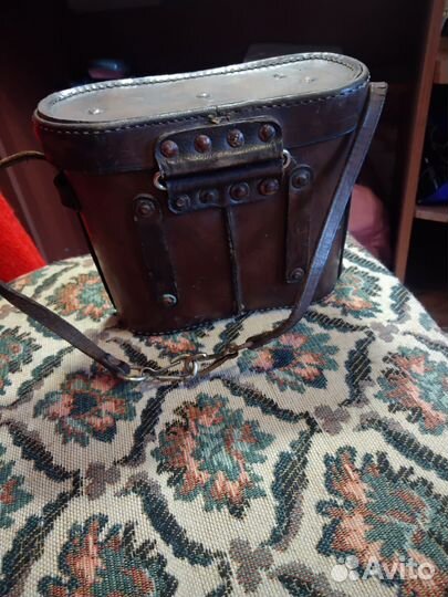 Футляр для бинокля кожаный винтаж
