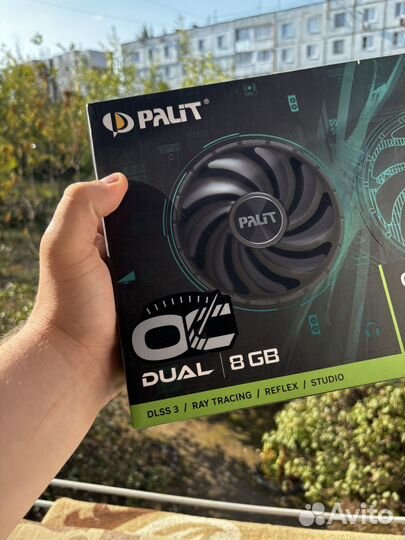 Новая Видеокарта Palit GeForce RTX 4060 Ti Dual