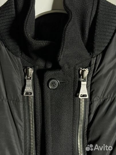 Пальто с накладным пуховиком Neil Barrett