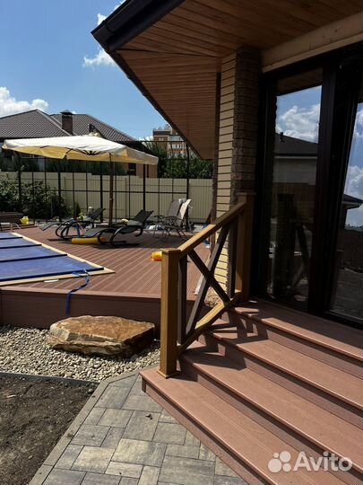 Строительство и монтаж террасной доски, перил дпк