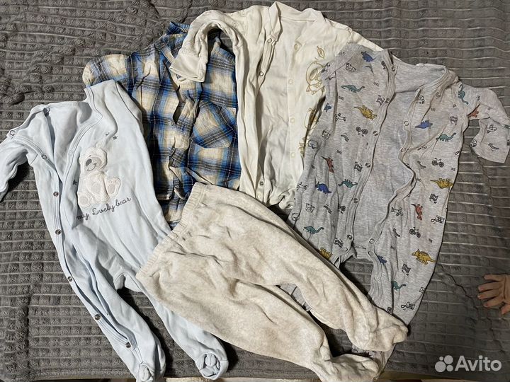 Вещи пакетом на мальчика 62-74