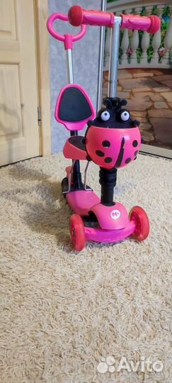 Самокат детский трехколесный бу