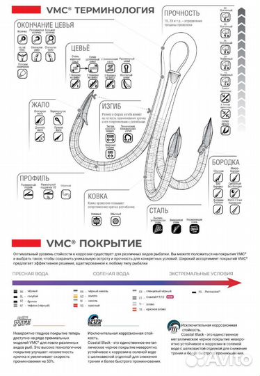 Крючёк VMC офсетный 7348 BN №12/0, 2eg/1шт