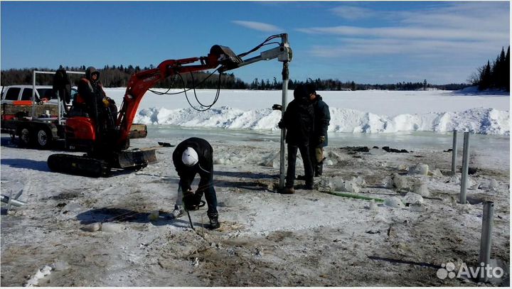 Свайный фундамент, ремонт, реконструкция
