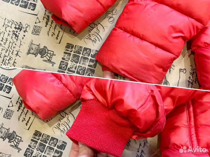 Пуховик moncler детский зимний 110 размер