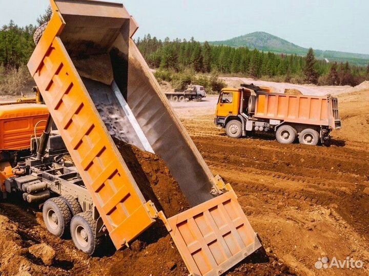 Песок \ Отсев гранитный сеяный крупный от 3кубов