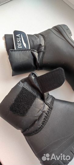 Сапоги женские резиновые тёплые