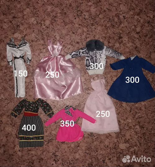 Аутфиты для барби, одежда