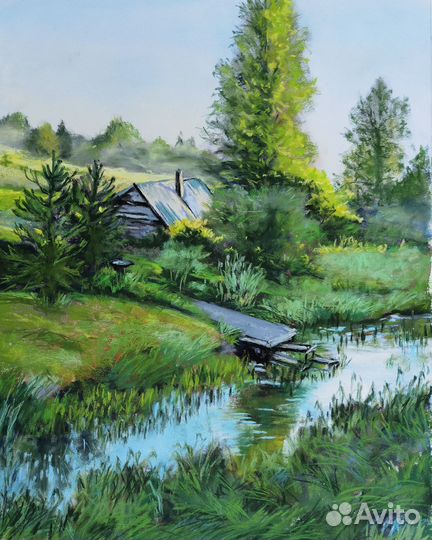 Картина пастелью