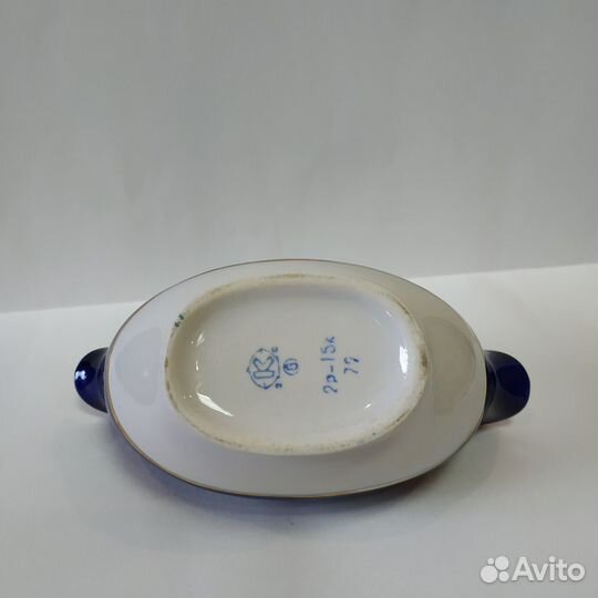 Соусник вазочка Коростень советский фарфор