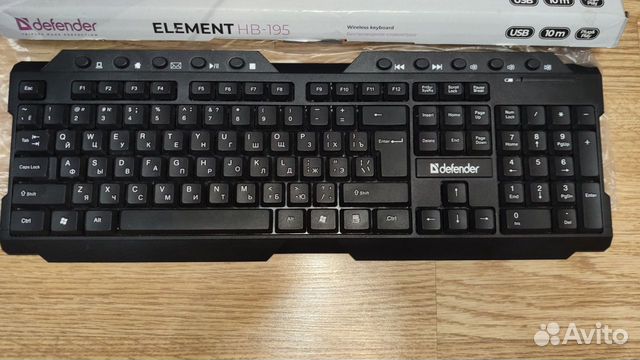 Клавиатура беспроводная Defender Element HB-195 объявление продам
