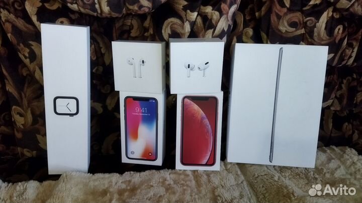 Коробки iPhone Airpods iPad Apple Watch