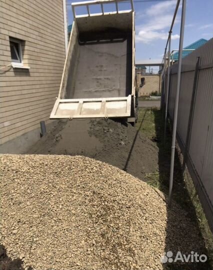 Песок щебень доставка