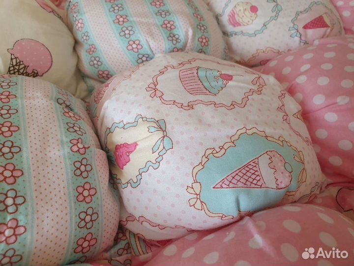 Одеяло бонбон с бортиками комплект