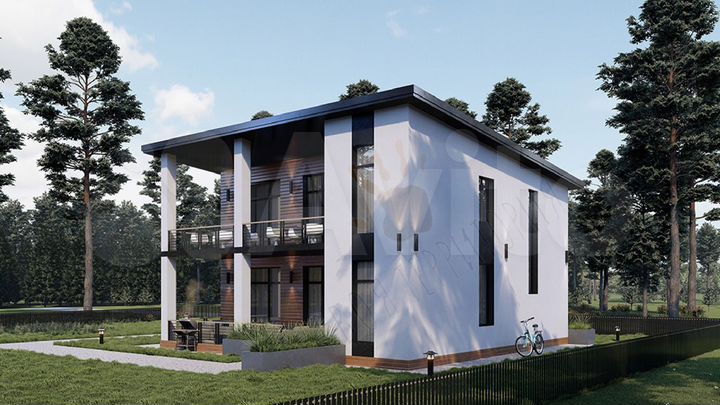 Дом 195 м² на участке 6 сот.