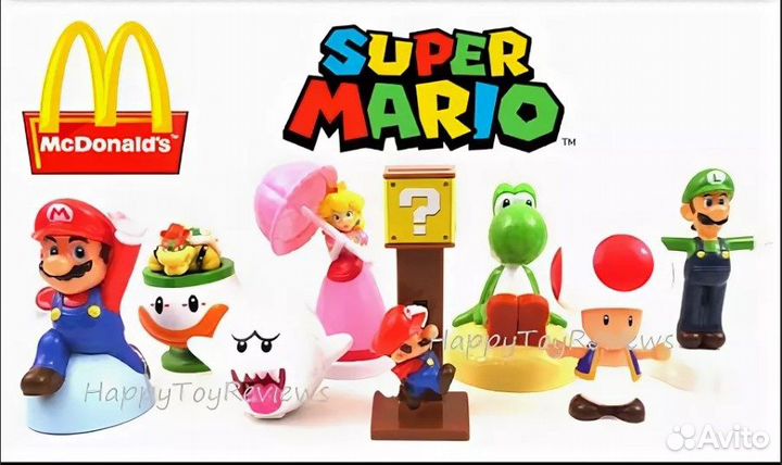 Новые Super Mario McDonalds 16 шт