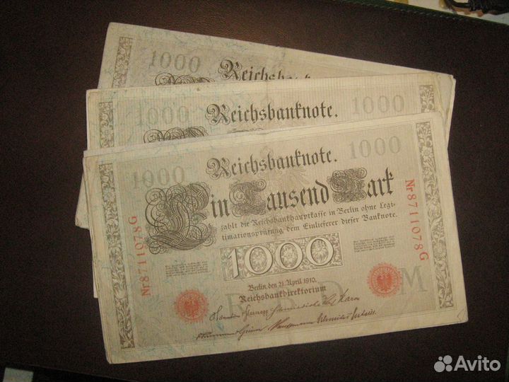 1000марок 1910г