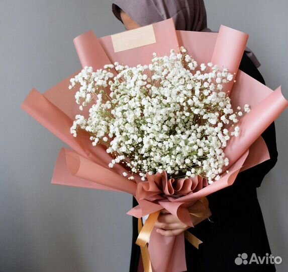 Гипсофила Букеты Свежая. Быстрая Доставка