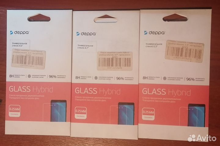 Защитное стекло универсальное