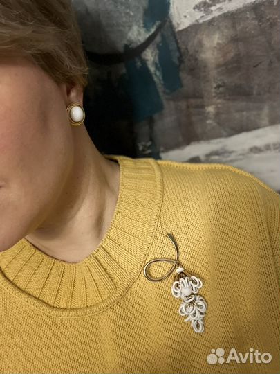 Винтажная брошь кисть napier США