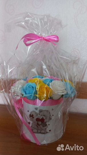 Букет цветов из мыла