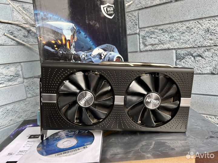 Видеокарта Rx 570 8GB Sapphire Nitro+/Пломба