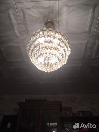 Люстра хрустальная чехия