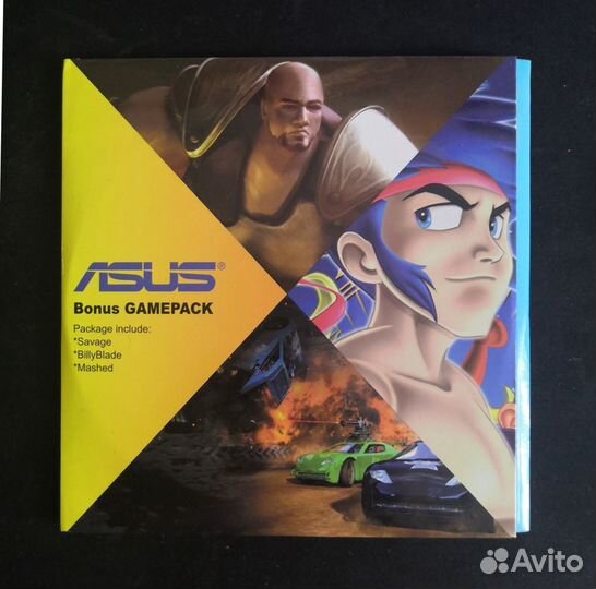 CD asus Bonus gamepack. Savage, BillyBlade, Mashed