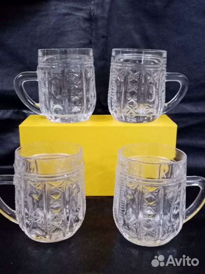 Хрустальные стаканы. Конфетница. фужеры, стопки