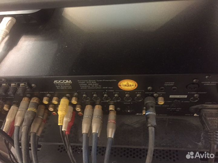 Adcom GTP 600 и Adcom GFA 6000 предусилитель, тюне