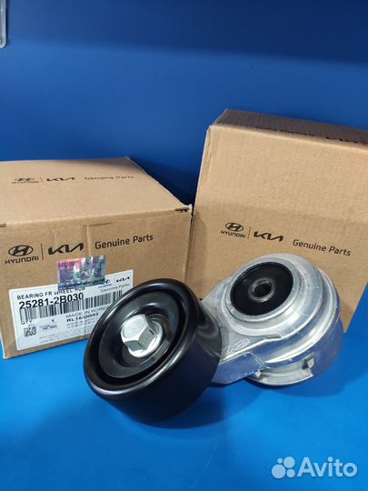 Натяжитель ремня генератора Солярис Рио